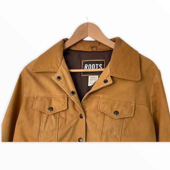 Roots Vintage 90’s Nubuck Trucker Style Jacket - Picture 2 of 13